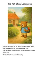 Vorschau - Stundenentwürfe - Bildergeschichten Gefühle & Alltag. 5 Geschichten für die Grundschule (Klasse 1/2) - Deckblatt