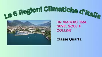 anteprima - Esercizi - Le regioni climatiche italia. kit completo lezione e schede - Pagina 1