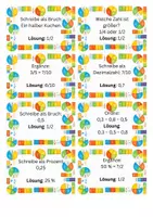 Vorschau - Arbeitsblätter - Quiz Bruchrechnung - Seite 2