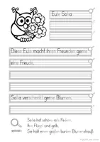 Vorschau - Arbeitsblätter - EULEN FREUNDE - lesen, schreiben, malen - Seite 2