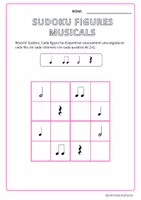 Vista previa - Hojas de trabajo - ACTIVITATS MUSICALS 4: Sudokus de figures musicals - página 2