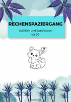 Vorschau - Arbeitsblätter - Rechenspaziergang Addition und Subtraktion Klasse 1 - Deckblatt