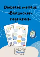Vorschau - Arbeitsblätter - Diabetes mellitus Blutzuckerregelkreis mit Lösung - Deckblatt