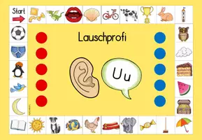 Vorschau - Spiele - Lauschprofi U/u: Lernspiel zur Förderung der Lautanalyse - Seite 1