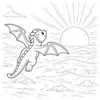 Vorschau - Mal- und Bastelvorlagen - Drachen Ausmalbilder (50 magische Ausmalbilder) - Seite 1