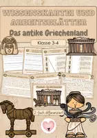 Vorschau - Arbeitsblätter - Antikes Griechenland - Deckblatt