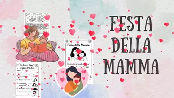 anteprima - Esercizi - Festa della mamma attività di ed. Civica - Pagina di copertina