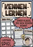 Vorschau - Spiele - Kennenlernen einer Klasse, die sich schon kennt - Deckblatt