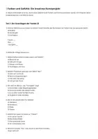 Vorschau - Arbeitsblätter - Farben und Gefühle — Emotionen mit Farbe und Form - Deckblatt