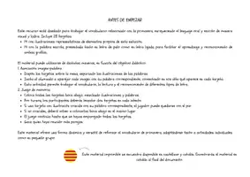 Vista previa - Tarjetas / Manipulativos - TARJETAS VOCABULARIO PRIMAVERA - página 3