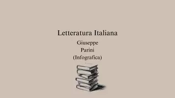 anteprima - Schede informative - Giuseppe Parini - Infografica - Pagina di copertina