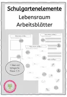 Vorschau - Arbeitsblätter - Schulgartenelemente Beete Arbeitsblätter - Deckblatt