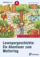 Vorschau - Arbeitsblätter - Lesespurgeschichte: Ein Abenteuer zum Muttertag - Deckblatt