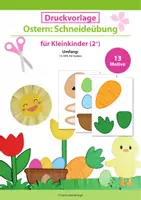 Vorschau - Mal- und Bastelvorlagen - Ostern: Schneideübung für Kleinkinder (2+) - Deckblatt