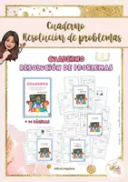 Vista previa - Hojas de trabajo - Cuaderno de Resolución de problemas - + 50 páginas - Portada