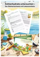 Vorschau - Arbeitsblätter - Kohlenhydrate entdecken - Der Stärkenachweis - Deckblatt