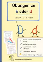 Vorschau - Arbeitsblätter - Übungen zu b oder d - Deckblatt