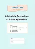 Vorschau - Arbeitsblätter - Aufgaben zu "Crater Lake" - unheimliche Geschichten - Deckblatt