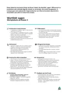 Vorschau - Poster - Wortfeld „sagen“ Klasse 3/4 🗨️ Merkplakate - Seite 1