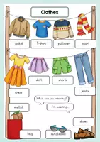 Vorschau - Arbeitsblätter - Wortschatzübersicht: Clothes - Seite 2