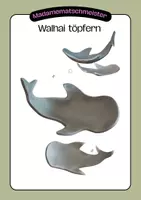 Vorschau - Mal- und Bastelvorlagen - Schablone Walhai - Whaleshark - Deckblatt