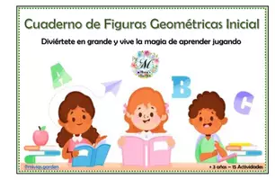Vista previa - Hojas de trabajo - Cuaderno de Figuras Geometricas (15 Actividades) - Portada