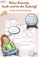 Vorschau - Stundenentwürfe - Komplettes Materialpaket „Wünsche, Bedürfnisse & Werbung - Seite 1