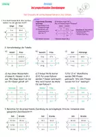 Vorschau - Arbeitsblätter - Dreisatz - Deckblatt