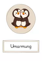 Vorschau - Bildkarten - Pinguinklasse - Begrüßung/ Verabschiedung - Seite 1