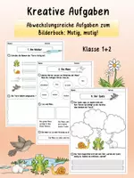 Vorschau - Arbeitsblätter - Kreative Aufgaben zum Bilderbuch: mutig, mutig! - Deckblatt