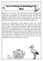 Vorschau - Arbeitsblätter - Frühlingserwachen Tiere Biologie Klasse 5/6 - Seite 2