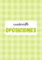 Vista previa - Unidades / Secuencias / Situaciones de Aprendizaje - Cuadernillo imprescindibles Oposiciones C-LM - Portada