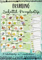 Vorschau - Arbeitsblätter - Schüttelsätze zum Thema Frühling - Deckblatt