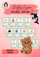 Vorschau - Stationenlernen - Ich habe….Wer hat…?- Erstleser Materialpaket - Seite 1
