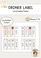 Vorschau - Anderer Materialtyp - Ordner Label - Deckblatt