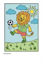 Vorschau - Mal- und Bastelvorlagen - Kunst Fußball WM 2026 Ausmalbilder - WM 26 Fußball Kunst - Seite 3