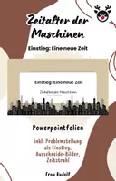 Vorschau - Stundenentwürfe - PPT & Stundenentwurf Eine neue Zeit inkl Lösungen Teil 1 - Zeitalter der Maschinen - Geschichte - Deckblatt