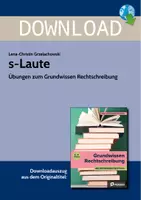 Vorschau - Arbeitsblätter - Grundwissen Rechtschreibung: s-Laute - Deckblatt