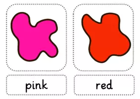 Vorschau - Bildkarten - colors-colours_Bild- und Wortkarten, Satzstrukturen - Seite 2