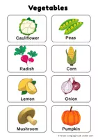 Προεπισκόπηση - Flashcards - Vegetables Flashcards! - Εξώφυλλο