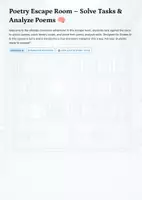 Vorschau - Unterrichtsreihen - Poetry Writing Bundle – Creative Activities, Prompts & Worksheets (Grades 5–8) - Seite 1