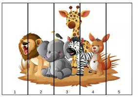 Aperçu - Jeux - Puzzle de numération ( 4 niveaux de différenciations ) - Page 1