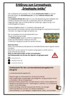 Vorschau - Test - Antikes Griechenland - Lernnachweis / Klassenarbeit - Seite 1