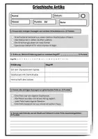 Vorschau - Test - Antikes Griechenland - Lernnachweis / Klassenarbeit - Seite 3