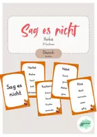 Vorschau - Spiele - Herbst - Sag es nicht - Deckblatt