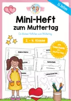 Vorschau - Mal- und Bastelvorlagen - Mini-Heftchen zum Muttertag (11 Seiten) - Deckblatt
