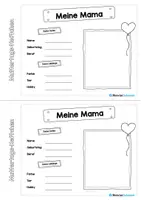 Vorschau - Mal- und Bastelvorlagen - Mini-Heftchen zum Muttertag (11 Seiten) - Seite 2