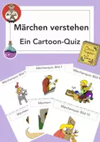 Vorschau - Arbeitsblätter - Märchen verstehen: Ein Cartoon-Quiz - Deckblatt