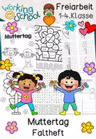 Vorschau - Arbeitsblätter - Muttertag - Deckblatt