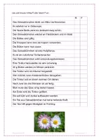Vorschau - Arbeitsblätter - Lesekompetenz Gänseblümchen - Seite 2